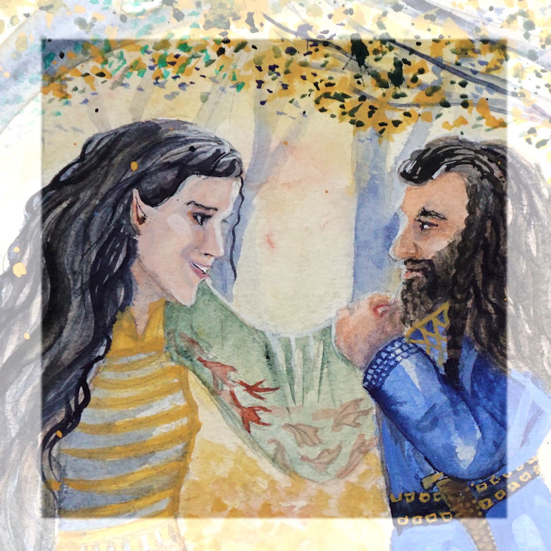 Thorin, Frerin and the Elvenqueen